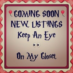 New items coming soon